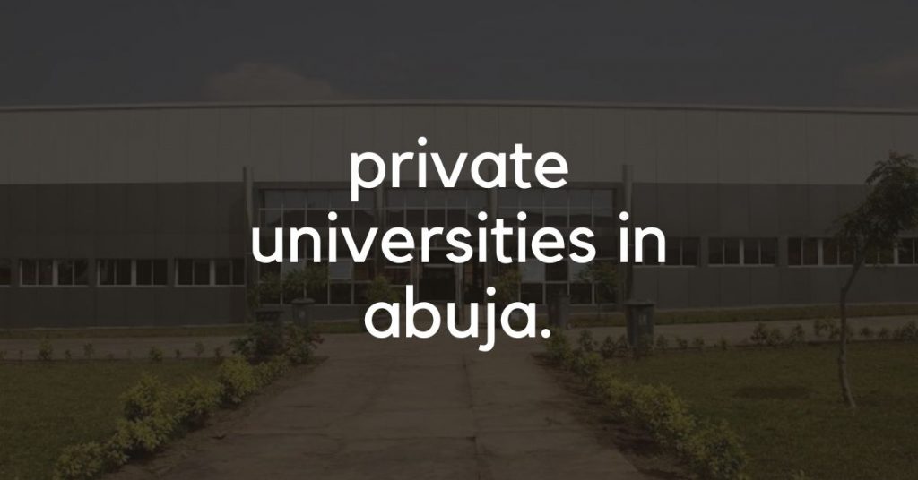 private universities in abuja