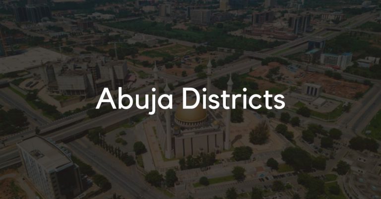 What Are The Districts In Abuja?