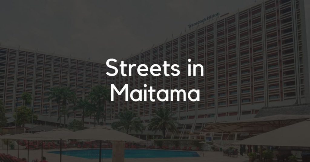 streets in maitama abuja